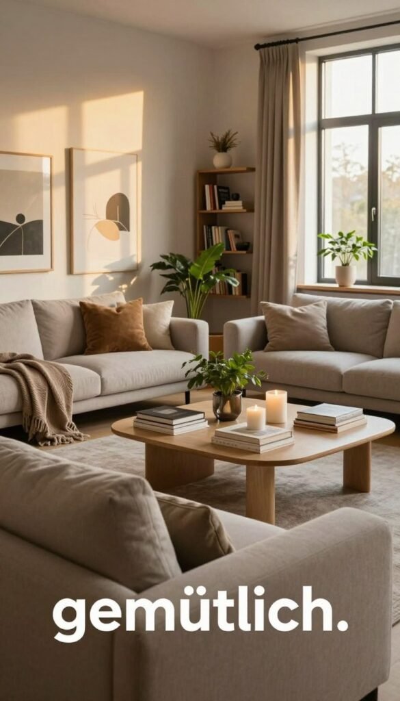 deko wohnung gemütlich modern