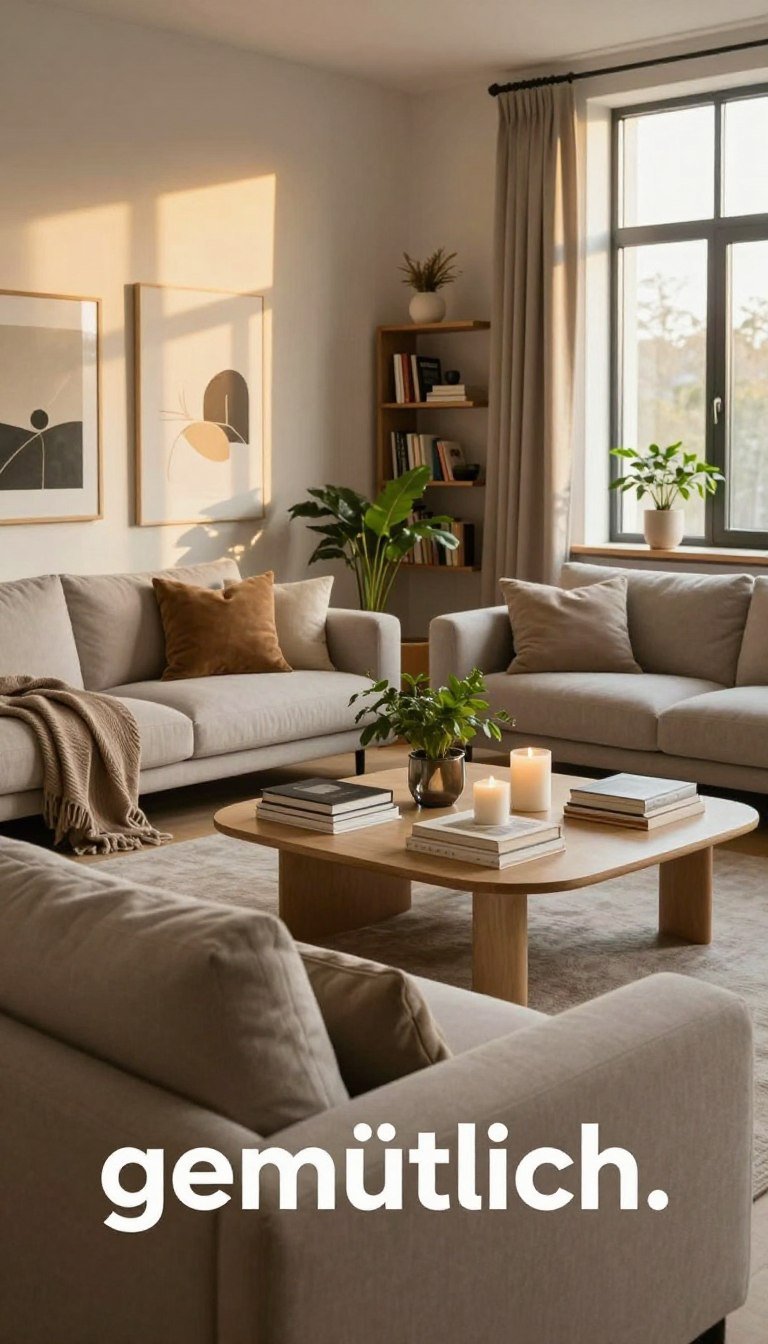 deko wohnung gemütlich modern