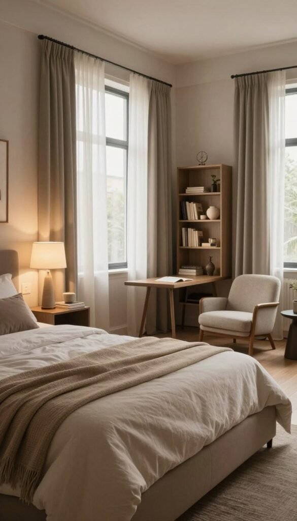 schlafzimmer effizient