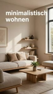 wohnstil minimalistisch