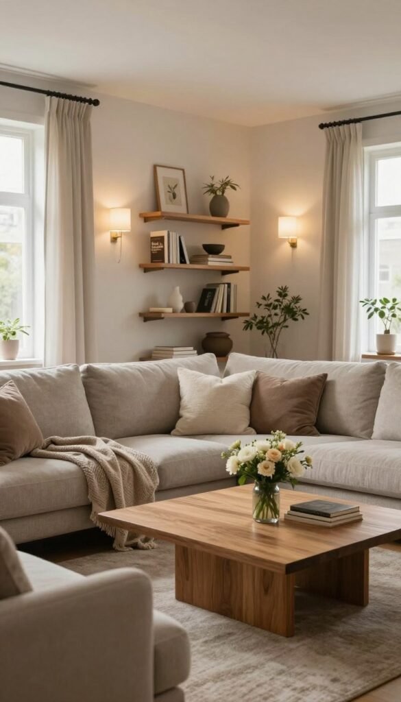 wohnzimmer effizient