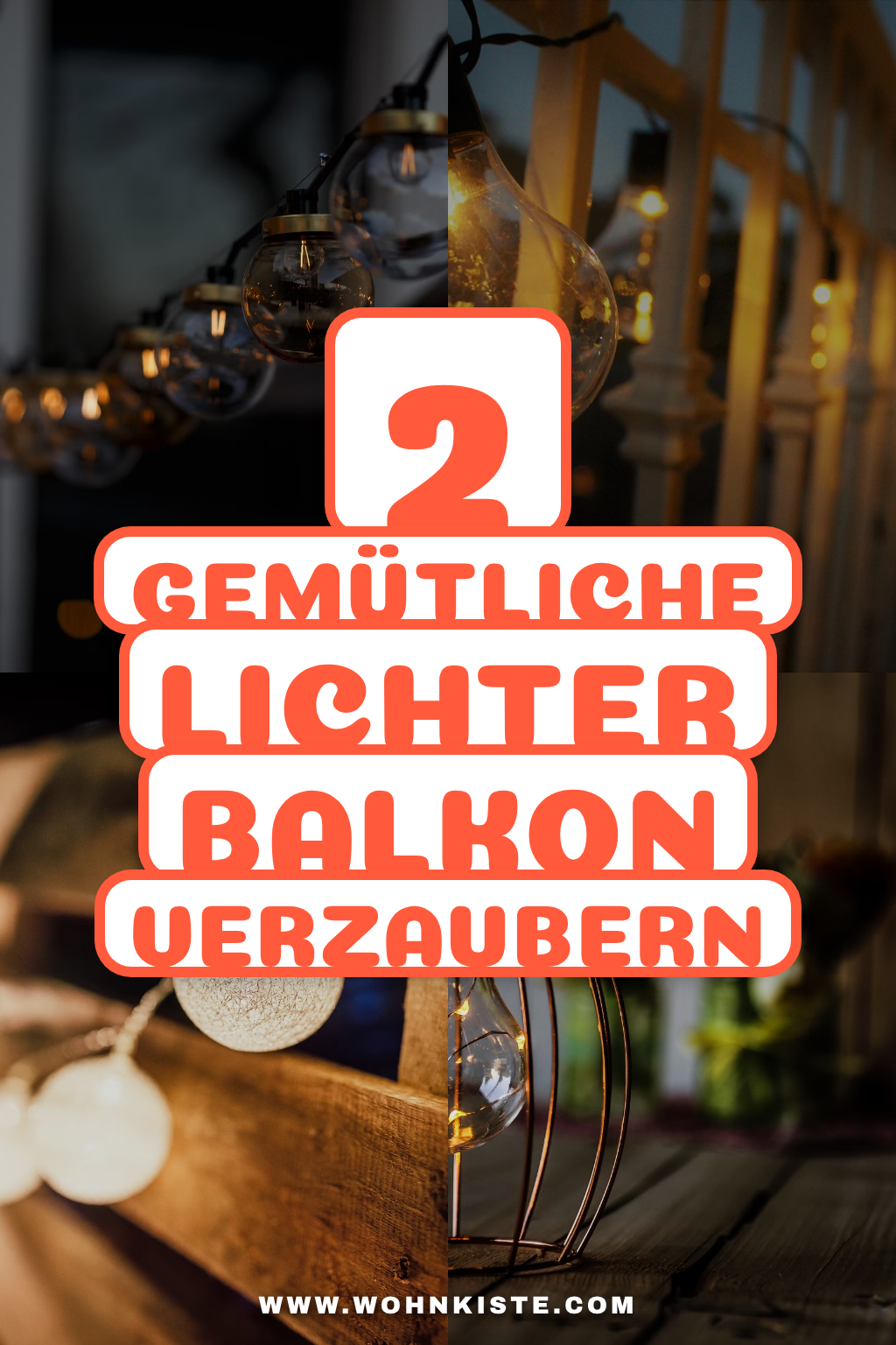 Pinterest Pin So beleuchtest du deinen Balkon für magische Nächte