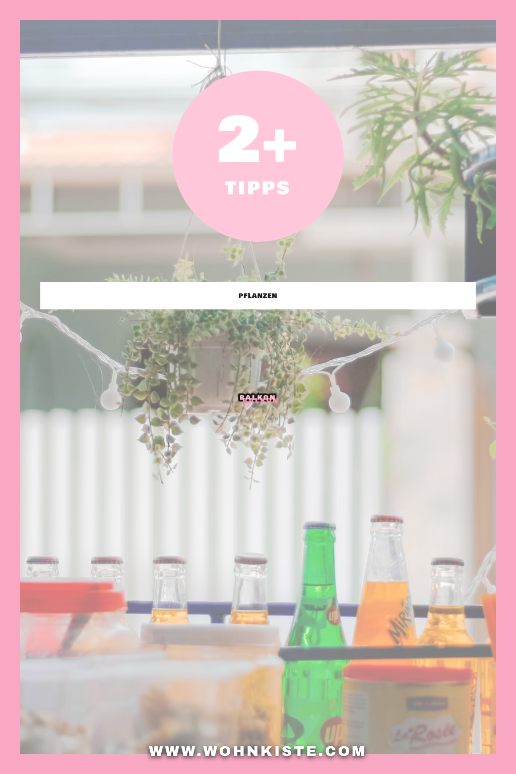 Pinterest Pin Diese Pflanzen bringen Leben auf deinen Balkon