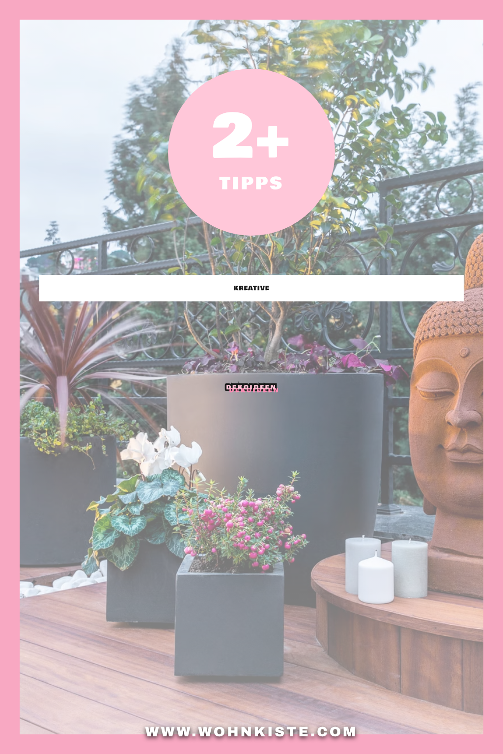 Pinterest Pin Mit diesen Dekorationen wird dein Balkon einzigartig