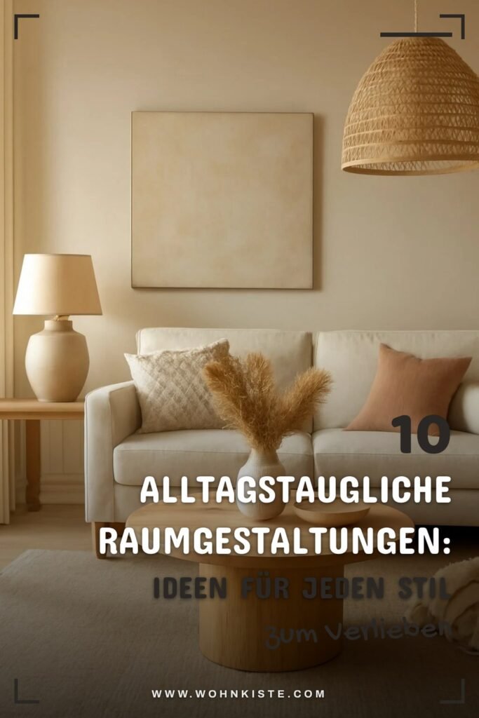 10 alltagstaugliche Raumgestaltungen: Ideen für jeden Stil
