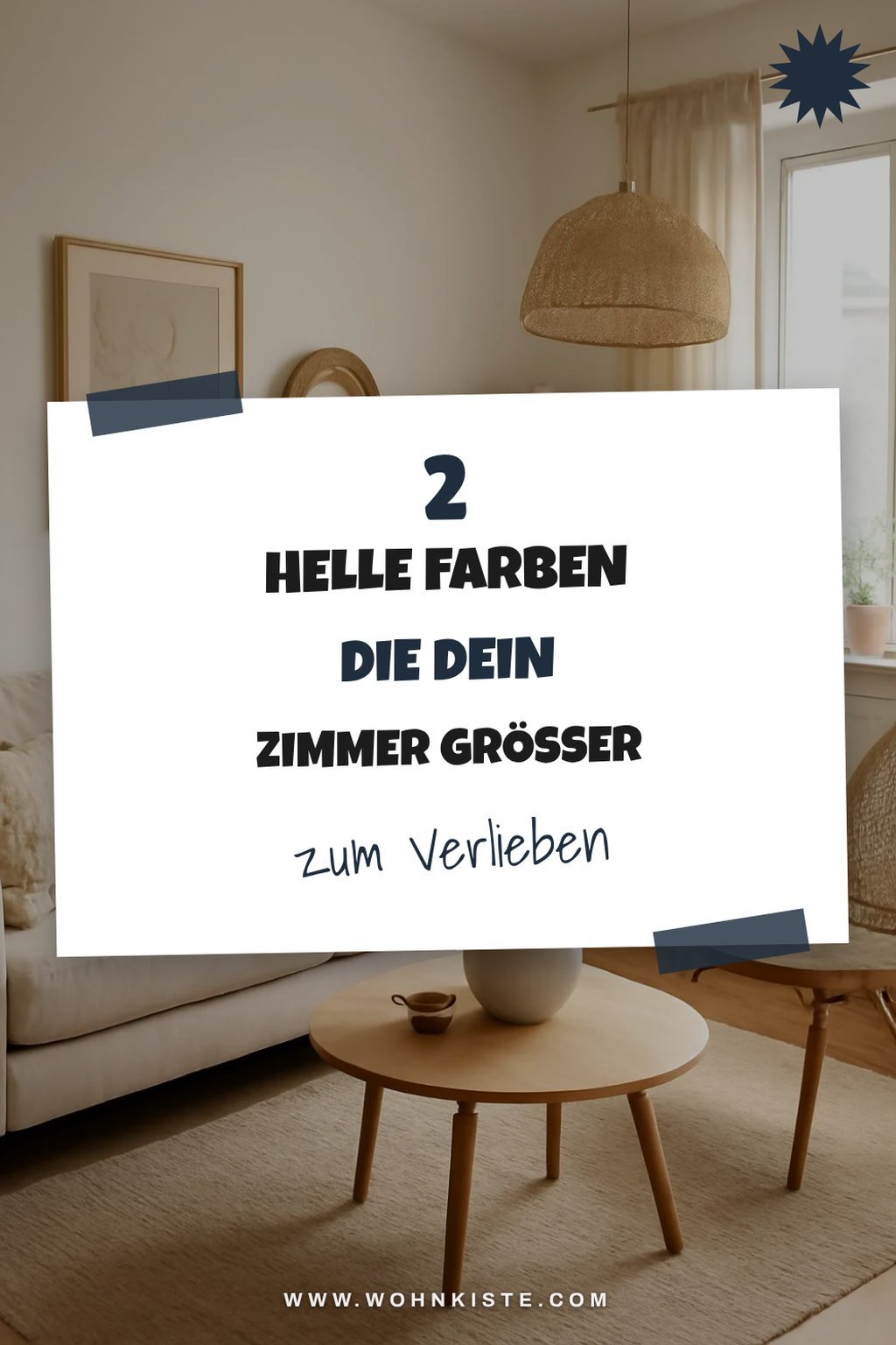 Helle Farben für mehr Raumgefühl