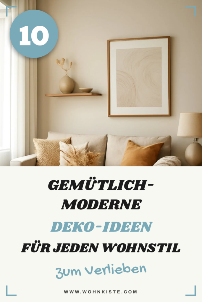 10 gemütlich-moderne Deko-Ideen für jeden Wohnstil