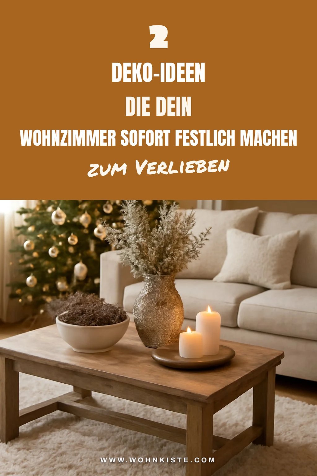 So verwandelst du dein Wohnzimmer in ein Weihnachtswunderland