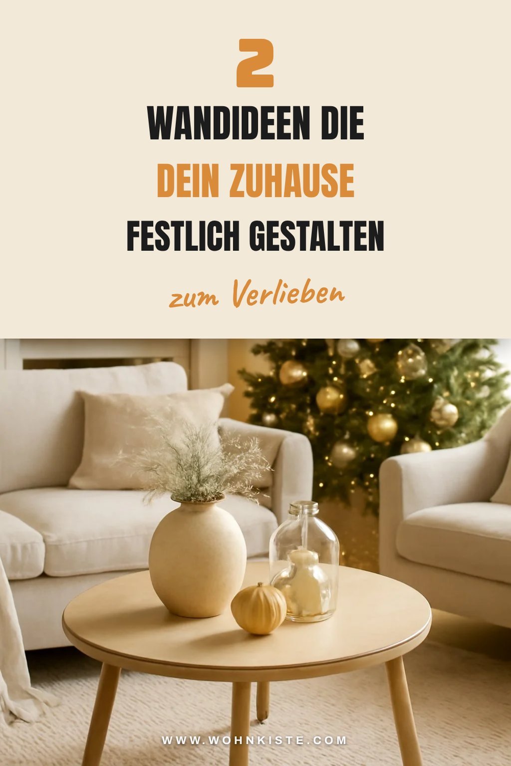 Wanddekorationen für eine festliche Atmosphäre