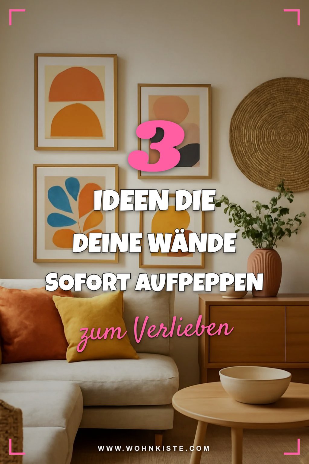 So machst du deine Wände lebendig und bunt