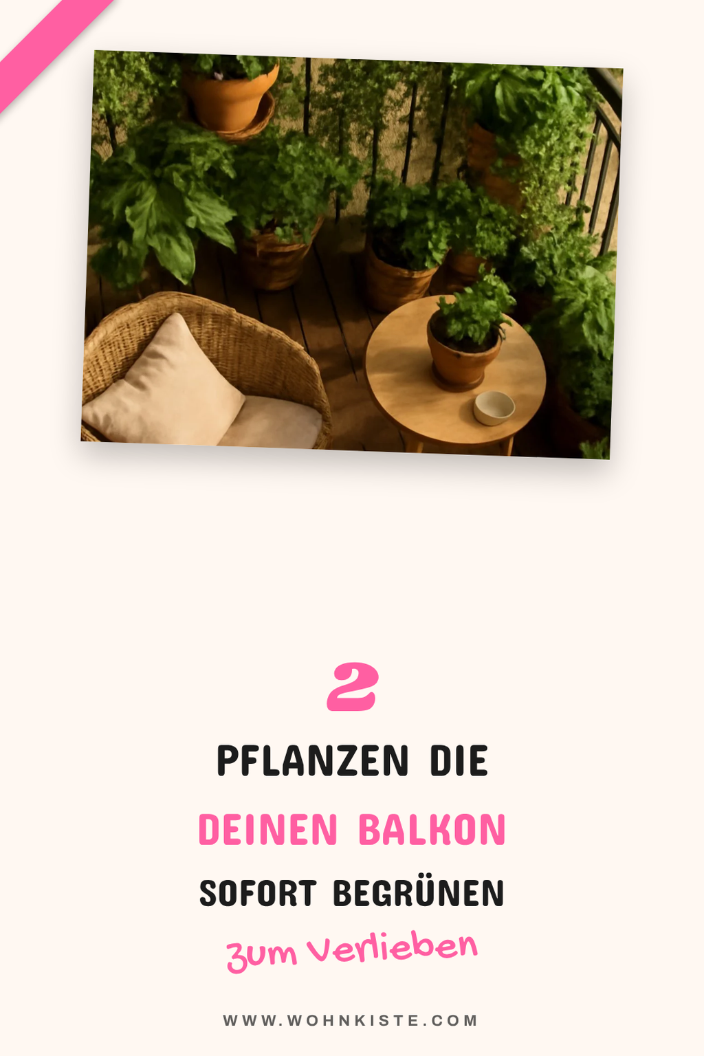 So machst du deinen Balkon zur grünen Oase