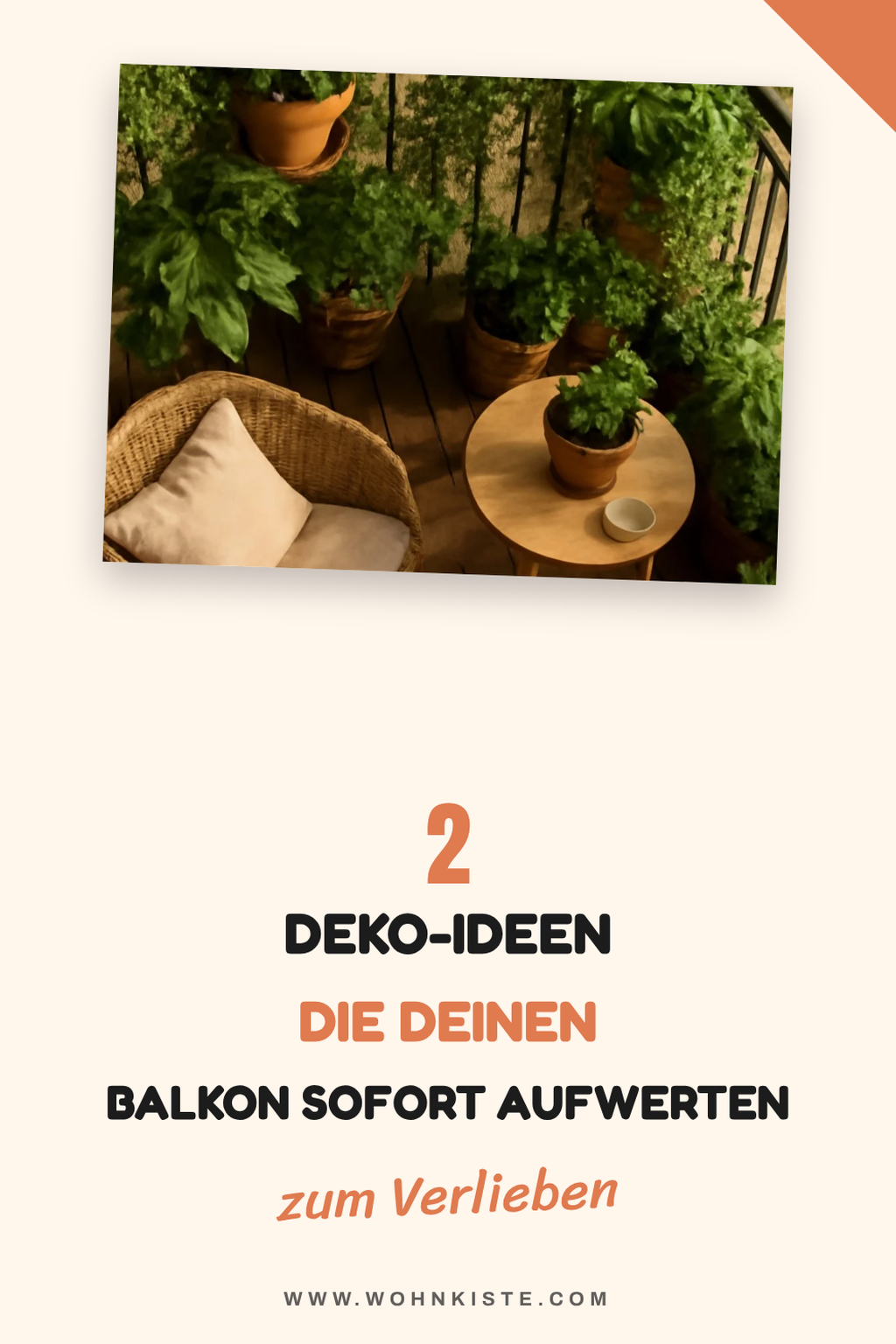 Deko-Ideen für einen einladenden Balkon