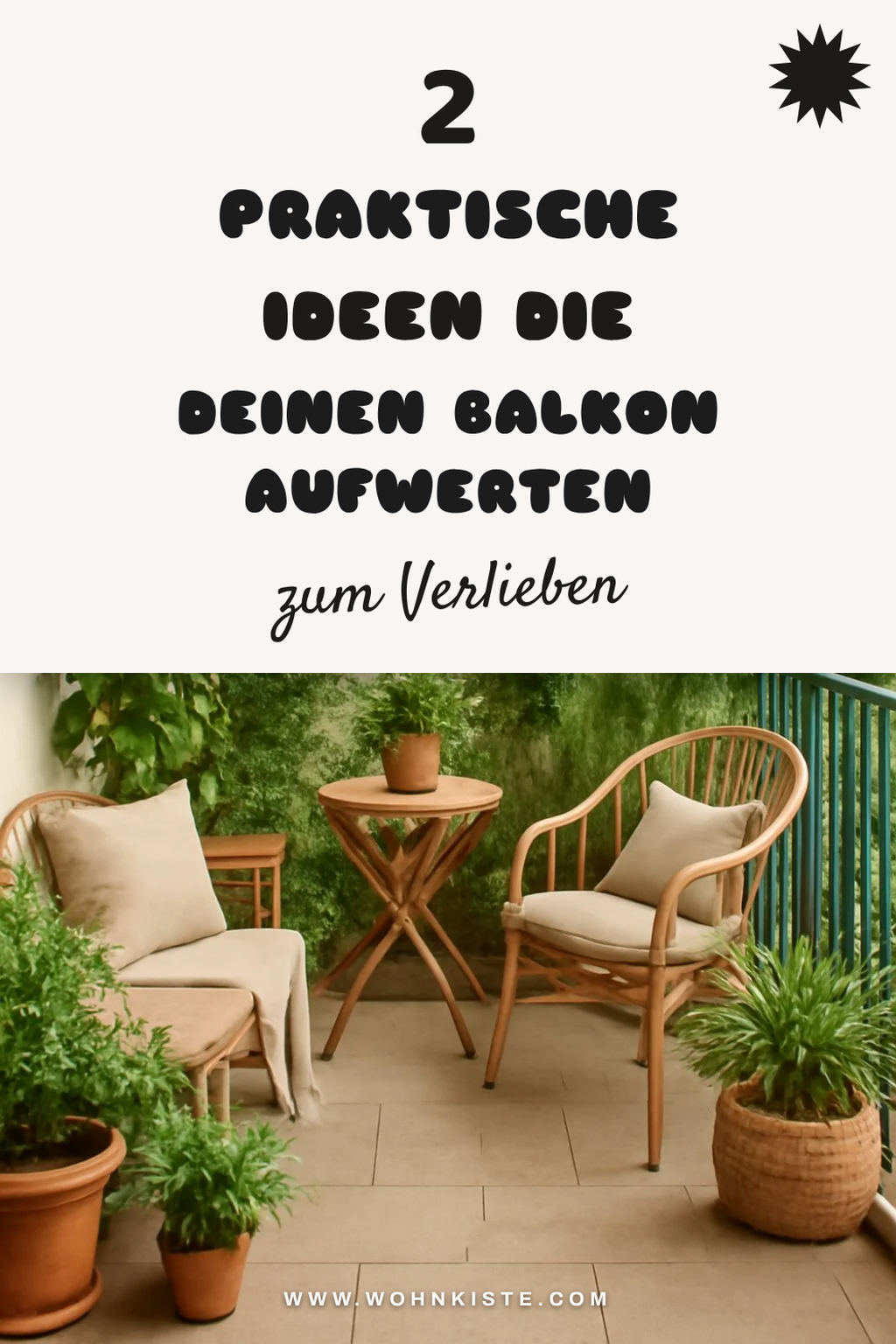 Praktische Ideen für den Balkon