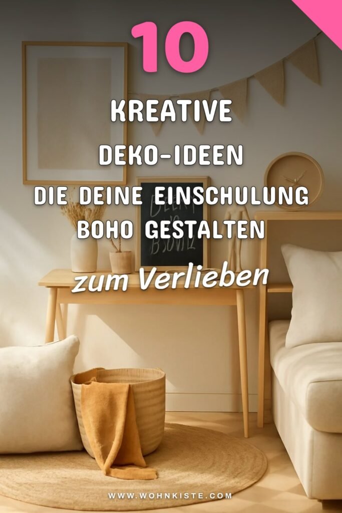 10 kreative Deko-Ideen die deine Einschulung boho gestalten