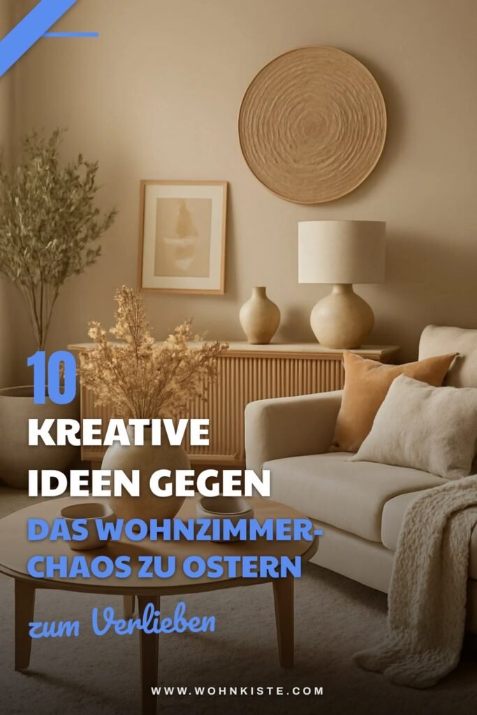 10 kreative Ideen gegen das Wohnzimmer-Chaos zu Ostern