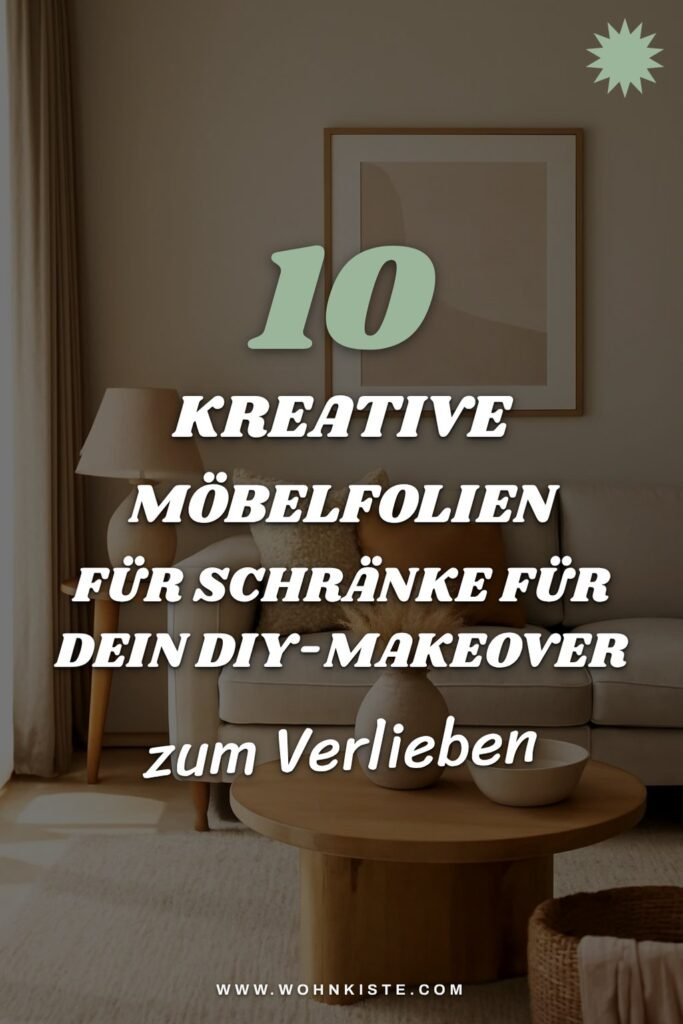 10 kreative Möbelfolien für Schränke für dein DIY-Makeover