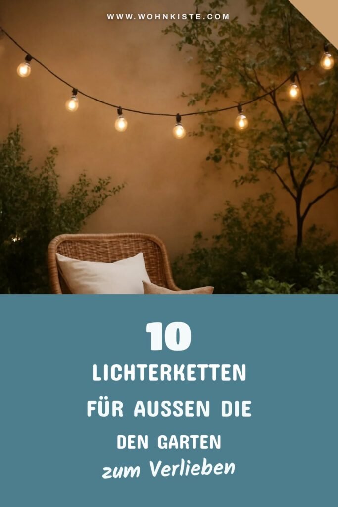10 Lichterketten für außen die den Garten verzaubern 2026