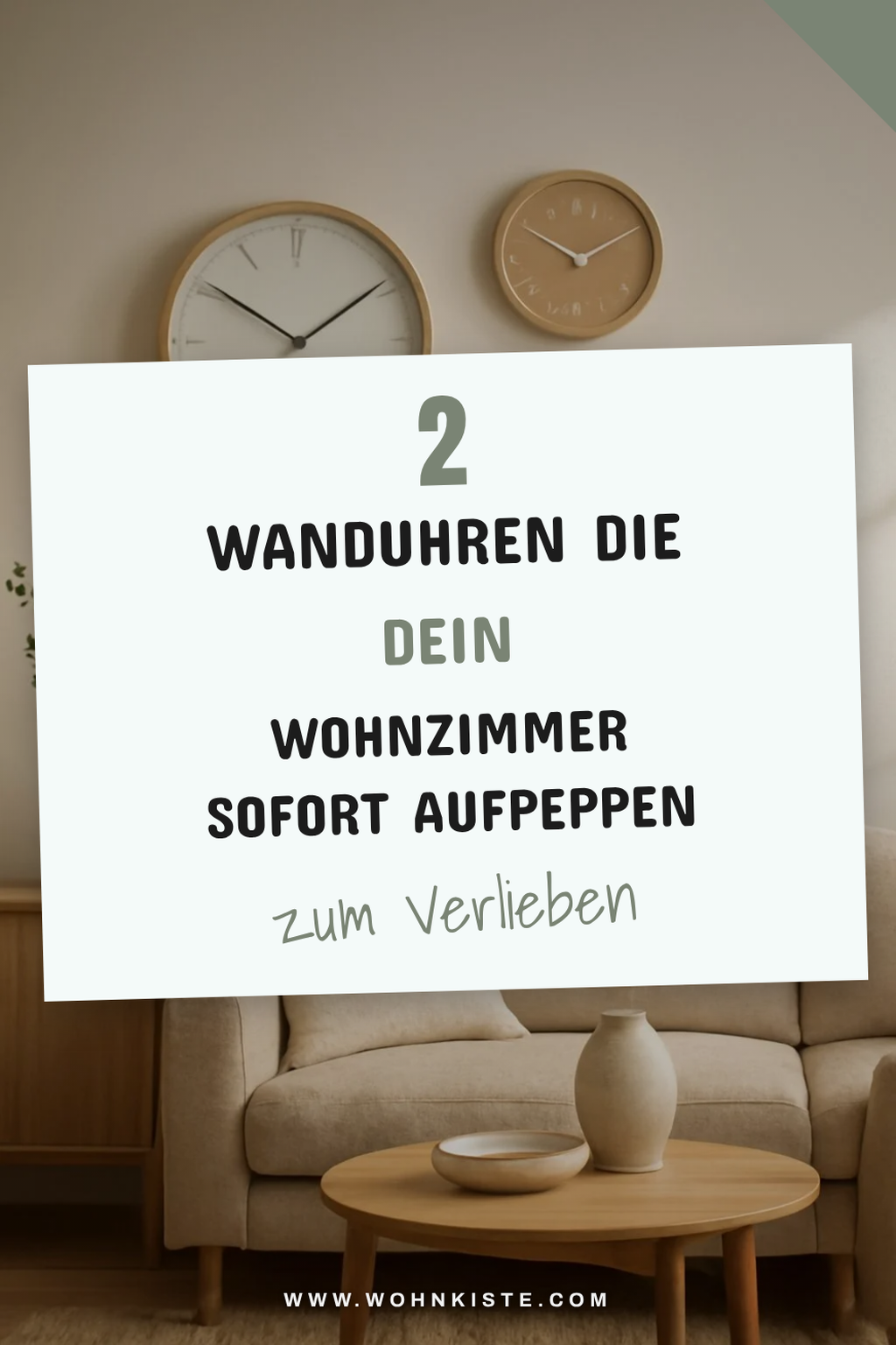 Diese 5 Wanduhren verwandeln dein Wohnzimmer sofort