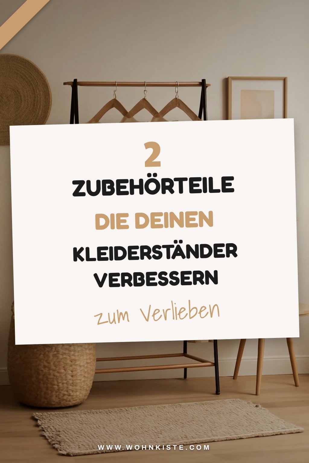 Praktische Zubehörteile für Kleiderständer