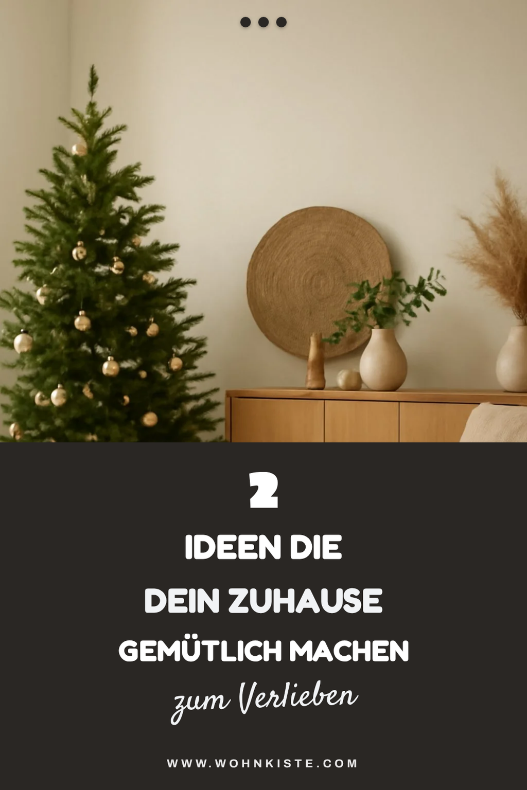 So schaffst du mit Naturmaterialien eine ruhige Weihnachtsatmosphäre