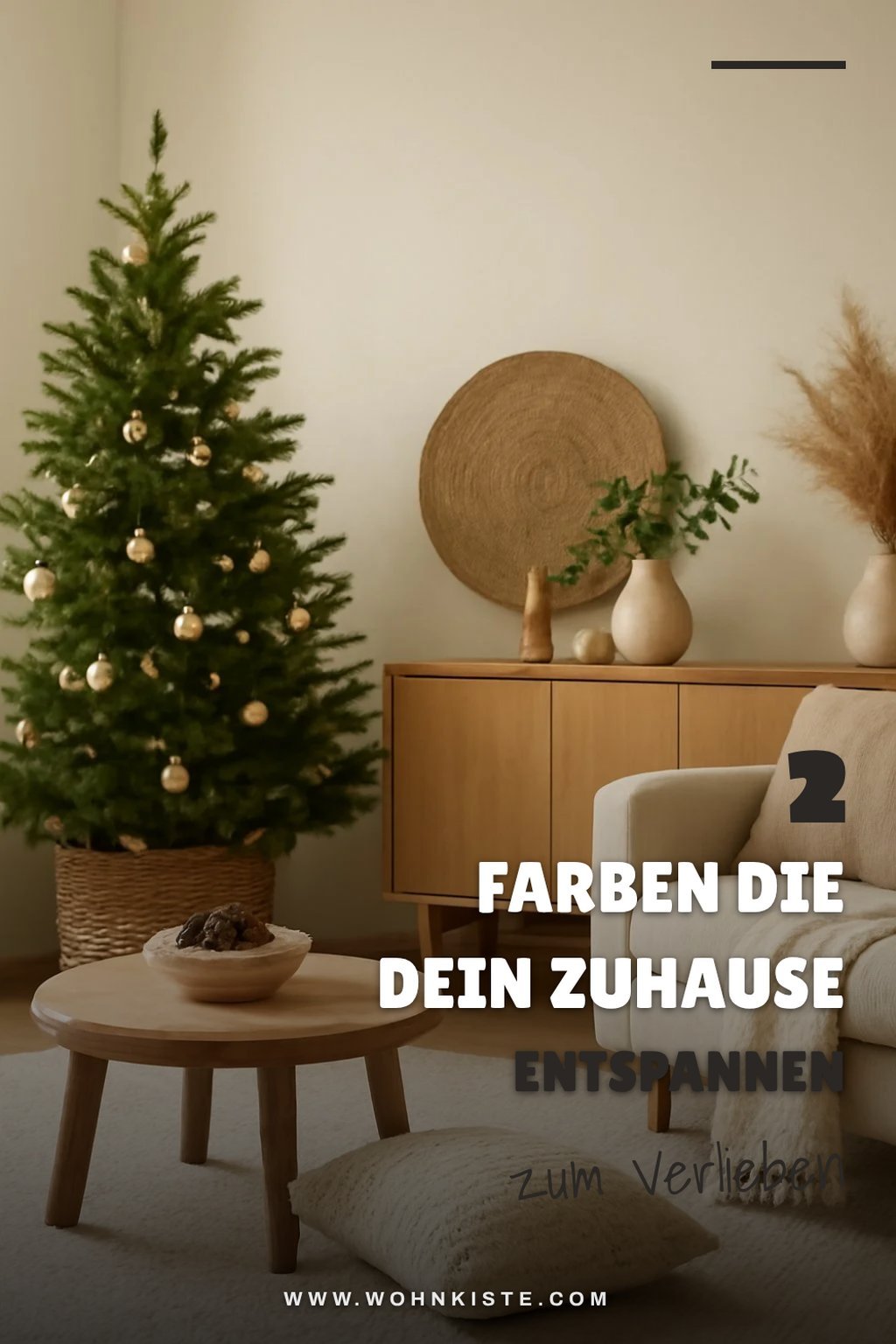 Sanfte Farben für ruhige Weihnachtsräume