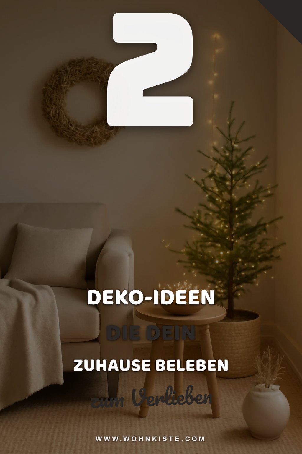 Naturgetreue Weihnachtsdeko für ein harmonisches Ambiente