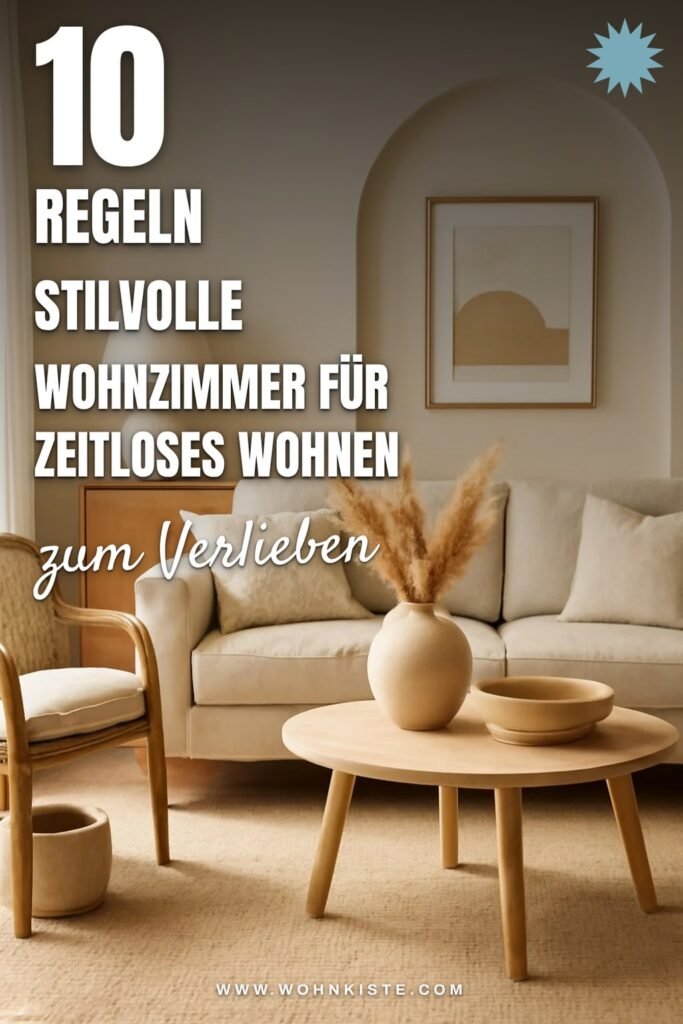 10 Regeln stilvolle Wohnzimmer für zeitloses Wohnen