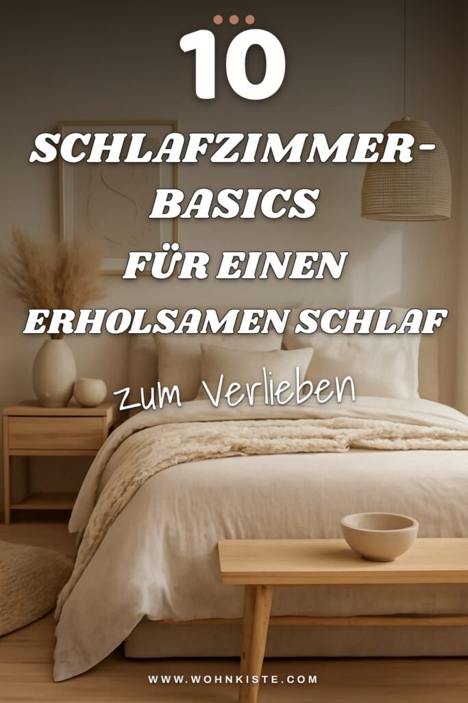 10 Schlafzimmer-Basics für einen erholsamen Schlaf