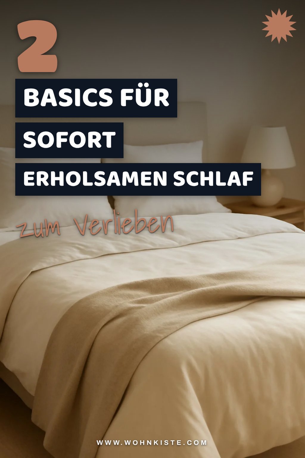 So gestaltest du dein Schlafzimmer für erholsamen Schlaf
