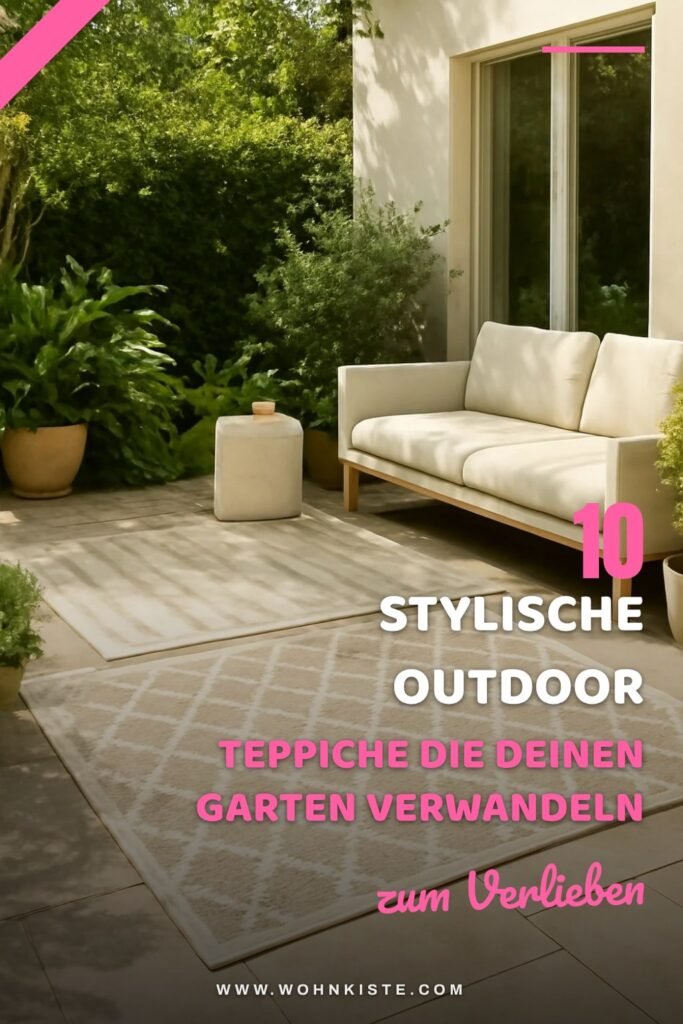 10 stylische outdoor teppiche die deinen Garten verwandeln