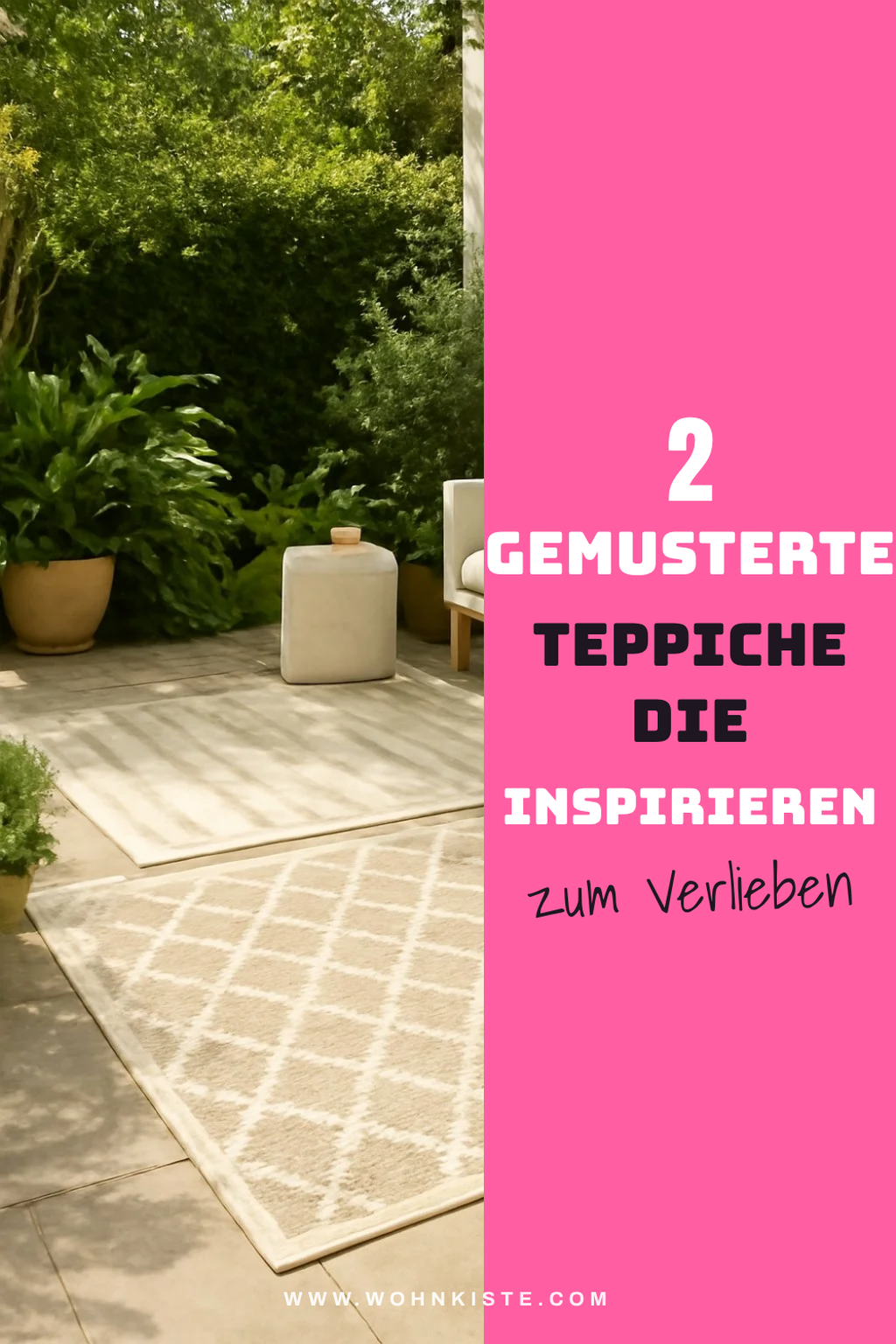 Mit gemusterten Teppichen Akzente setzen