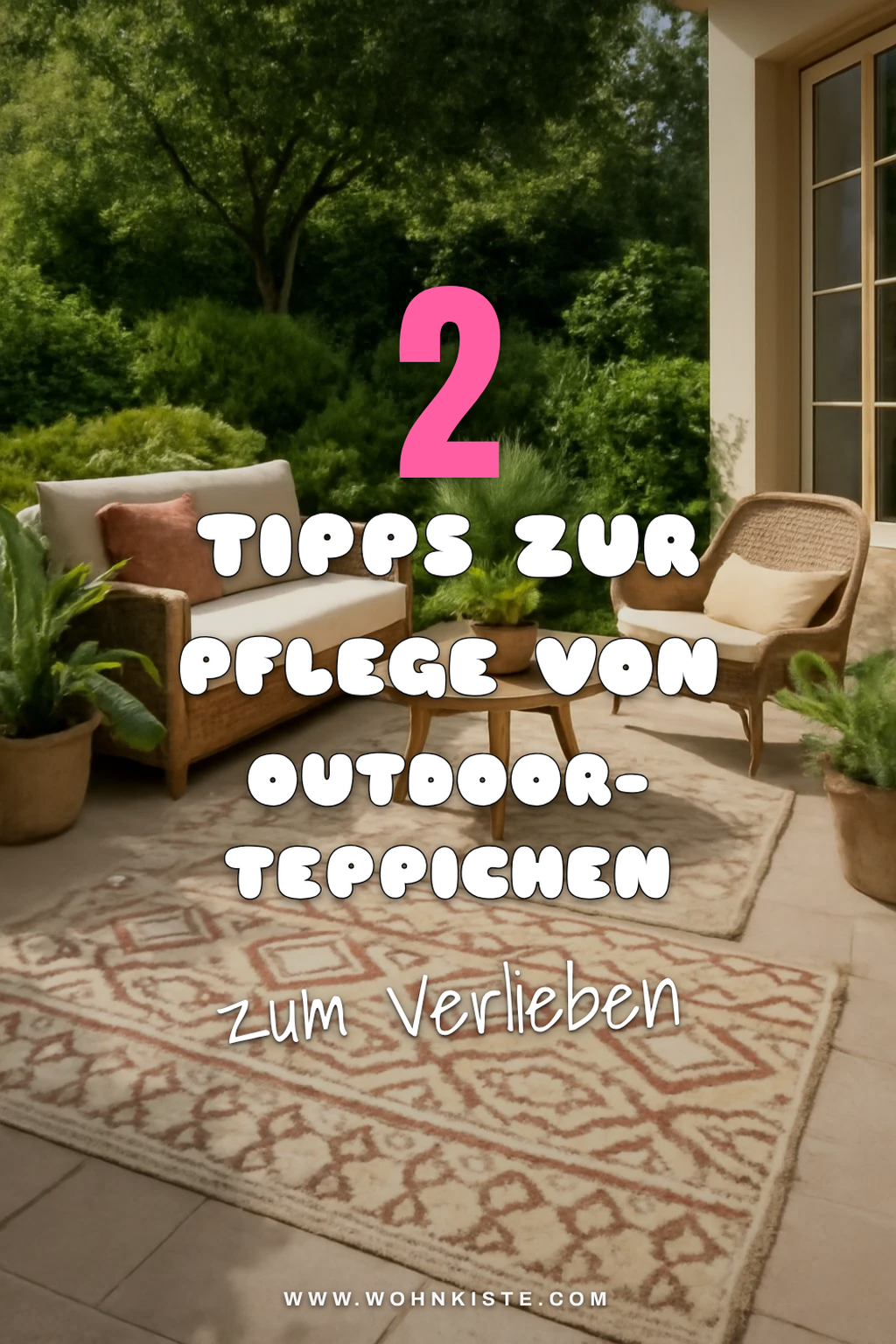 Pflege und Reinigung von Outdoor-Teppichen