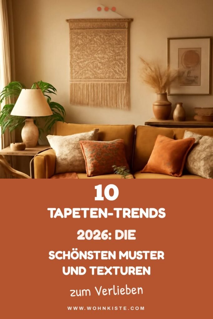 10 Tapeten-Trends 2026: Die schönsten Muster und Texturen