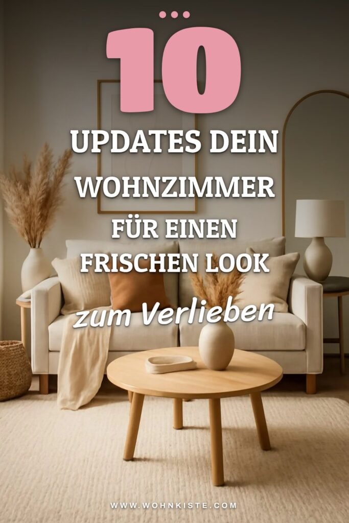 10 Updates dein Wohnzimmer für einen frischen Look