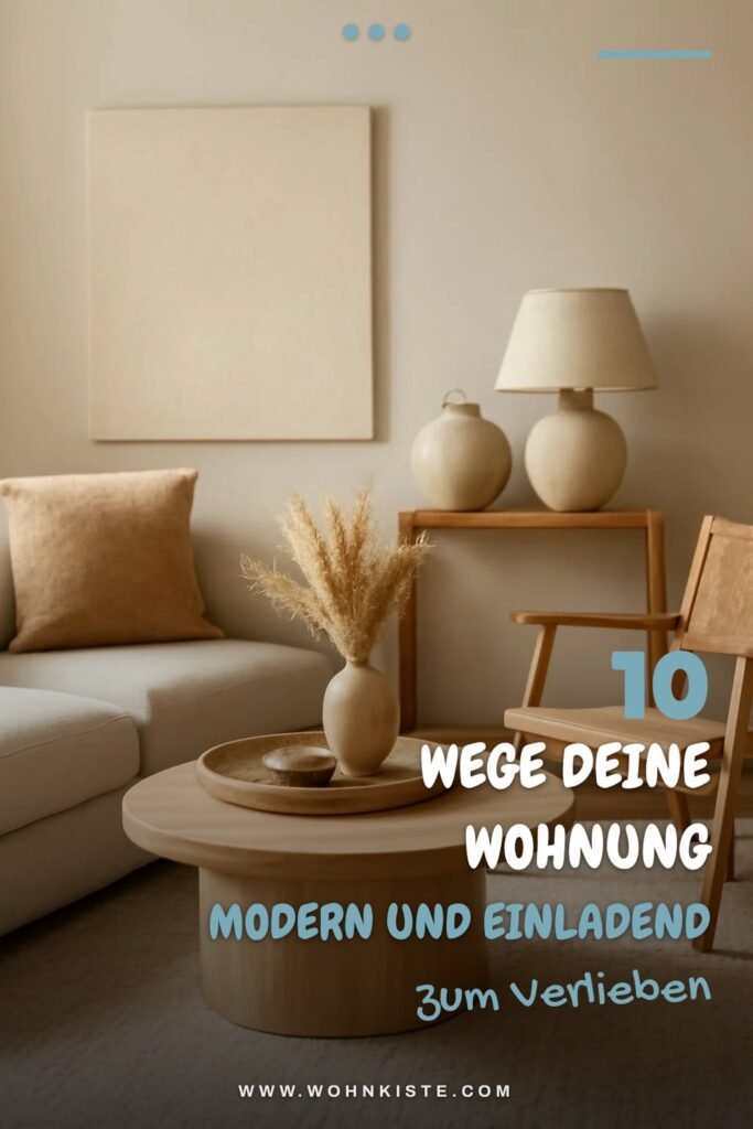 10 Wege deine Wohnung modern und einladend zu gestalten