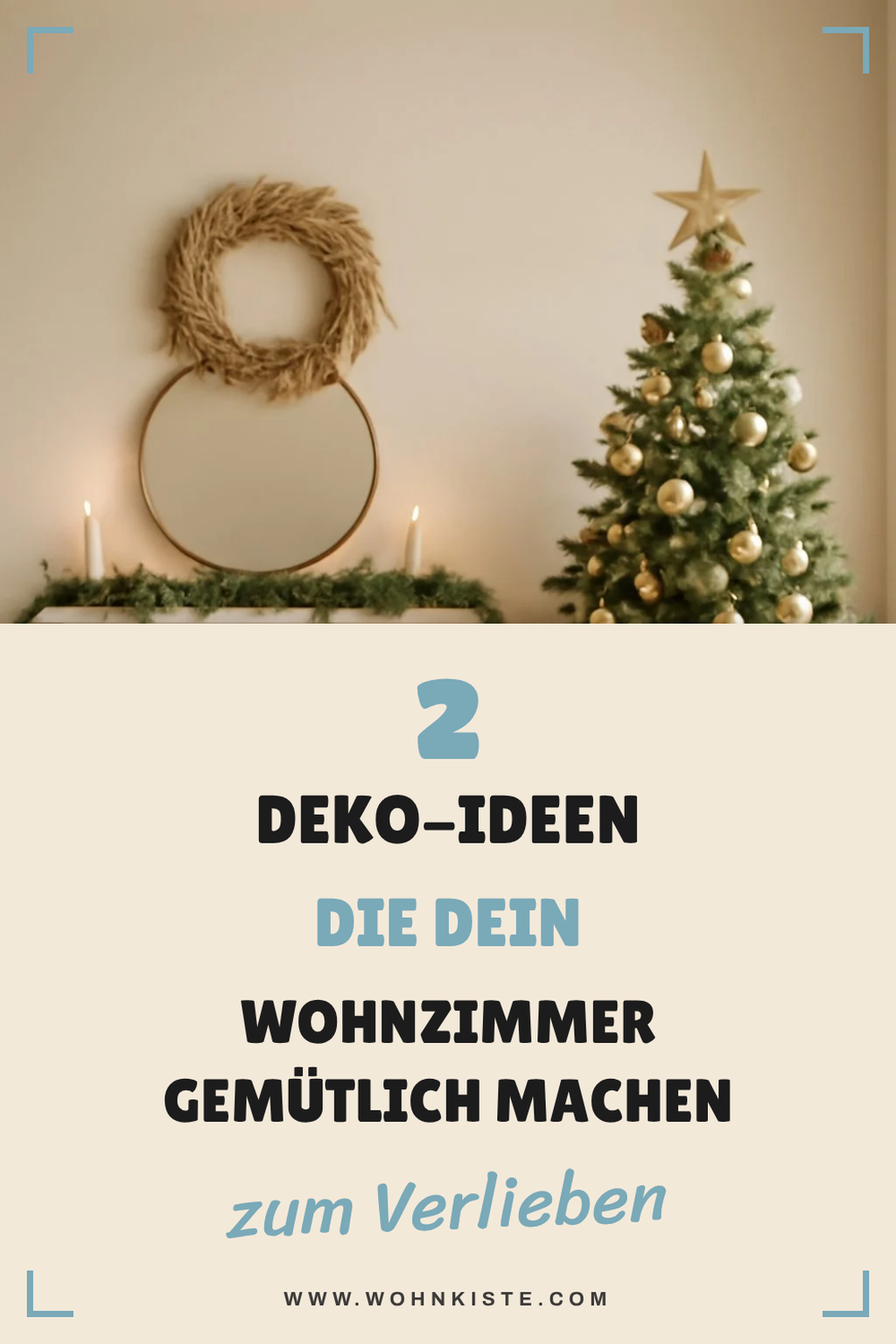 Diese Dekotabletts bringen Weihnachtsstimmung ins Wohnzimmer
