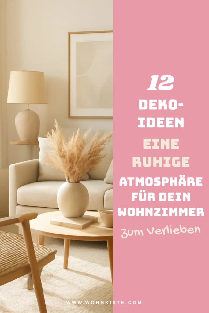 12 Deko-Ideen eine ruhige Atmosphäre für dein Wohnzimmer