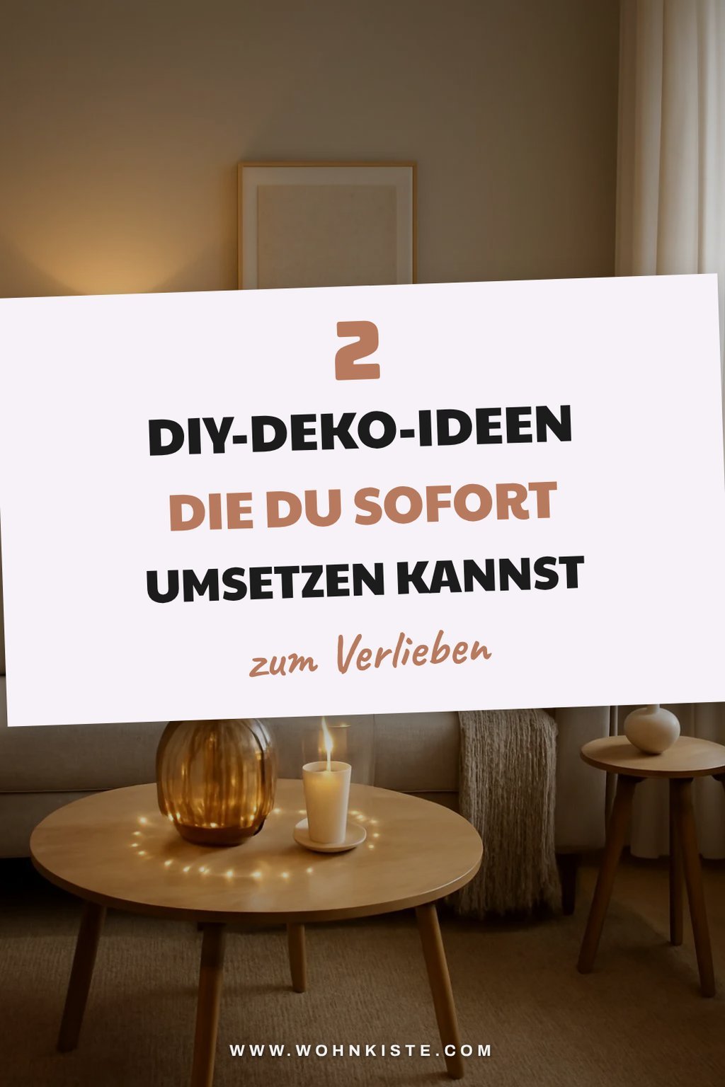 Einfache DIY-Ideen für festliche Deko