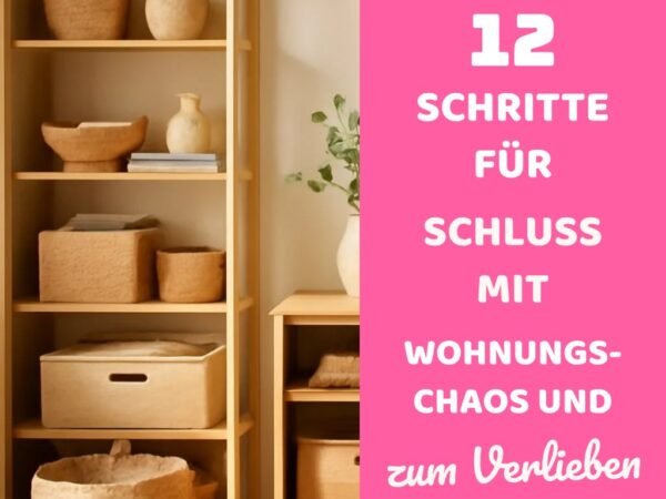 12 Schritte für Schluss mit Wohnungs-Chaos und mehr Ordnung