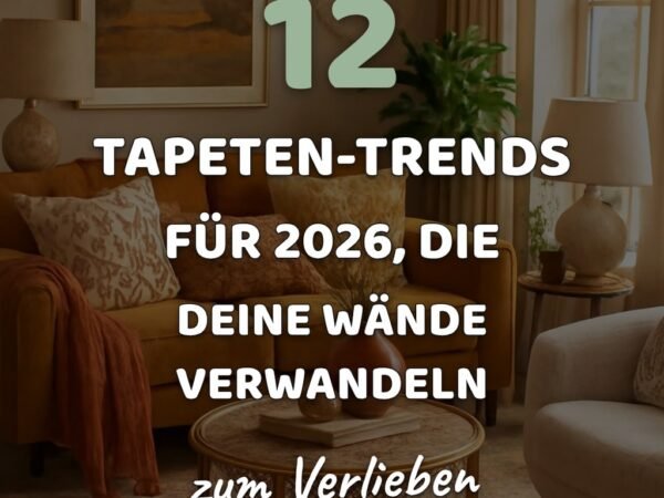 12 Tapeten-Trends für 2026, die deine Wände verwandeln