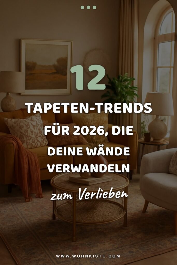 12 Tapeten-Trends für 2026, die deine Wände verwandeln