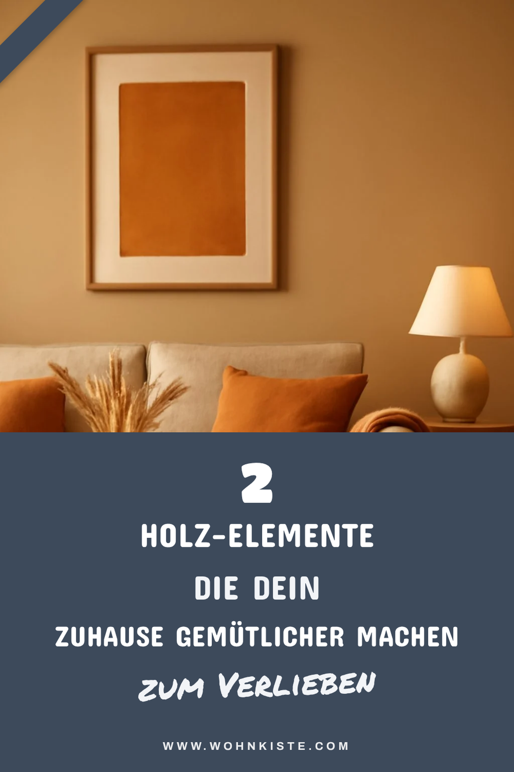 Warme Holz-Elemente für den rustikalen Look