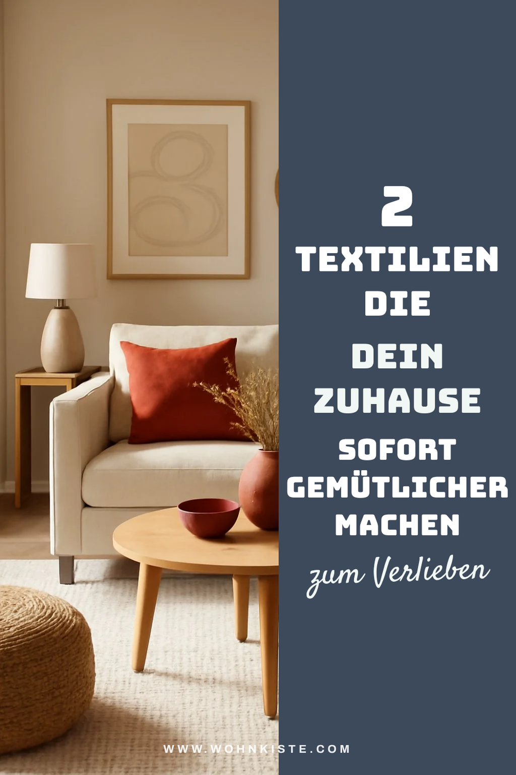 Gemütliche Textilien für mehr Wärme