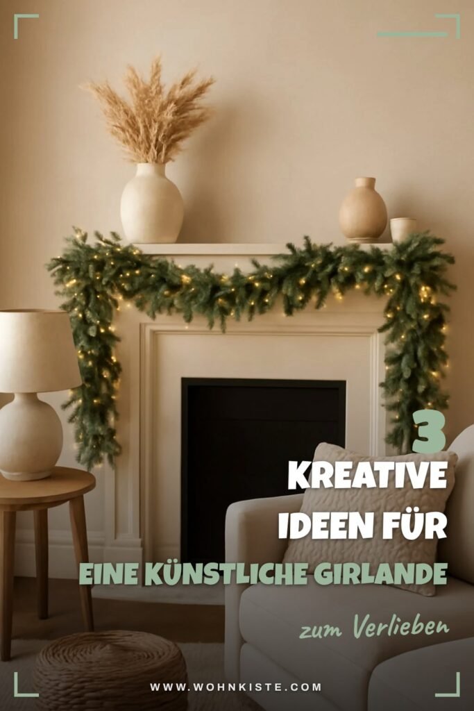 3 kreative Ideen für eine künstliche Girlande selber binden