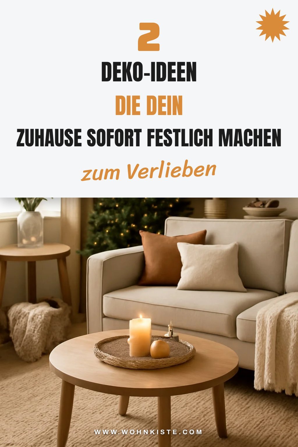 So schaffst du festliche Akzente in kleinen Räumen