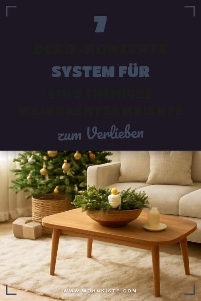 7 Deko-Konzepte System für ein stimmiges Weihnachtsambiente