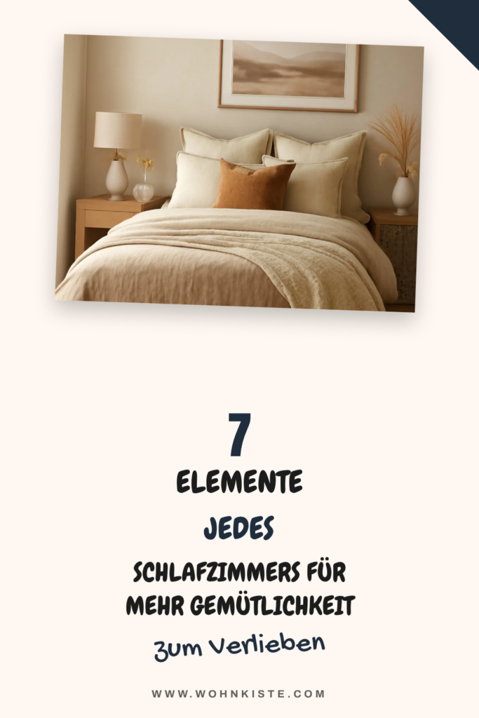 7 Elemente jedes Schlafzimmers für mehr Gemütlichkeit