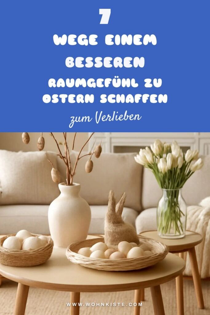 7 Wege einem besseren Raumgefühl zu Ostern schaffen