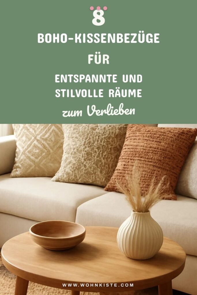 8 Boho-Kissenbezüge für entspannte und stilvolle Räume