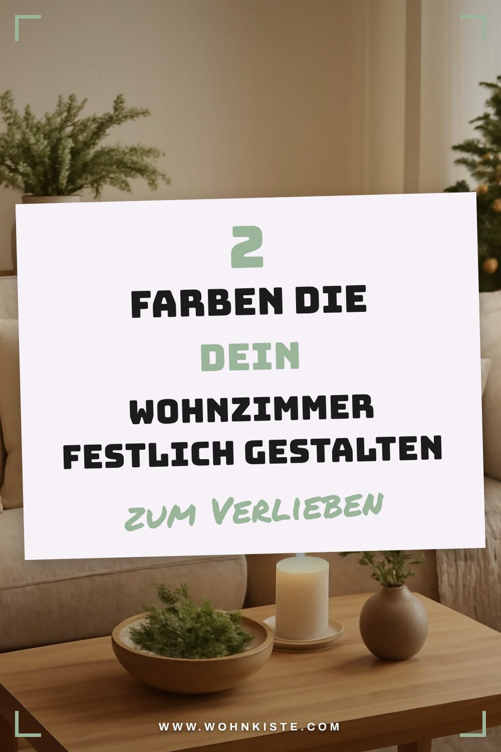 Kissenfarben für die perfekte Weihnachtsstimmung